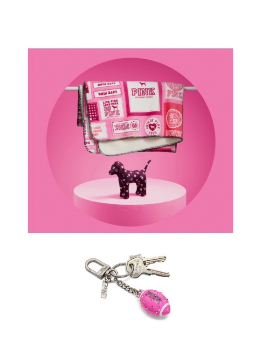PINK Victoria's Secret Blanket Set